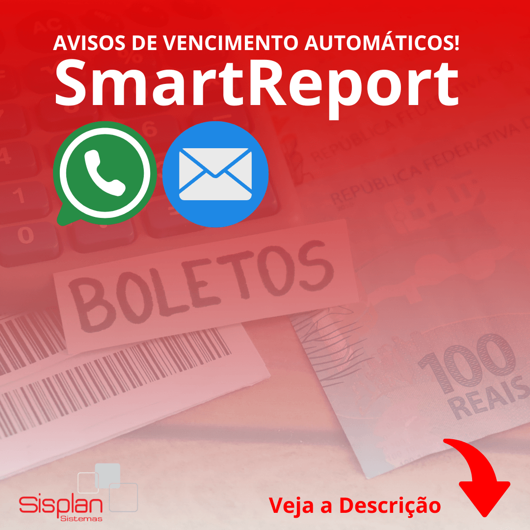 Ilustração: SmartReport: Como automatizar cobranças via WhatsApp e E-mail com o ERP Sisplan
