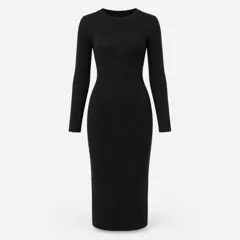 Foto ilustrativa de Vestido de malha